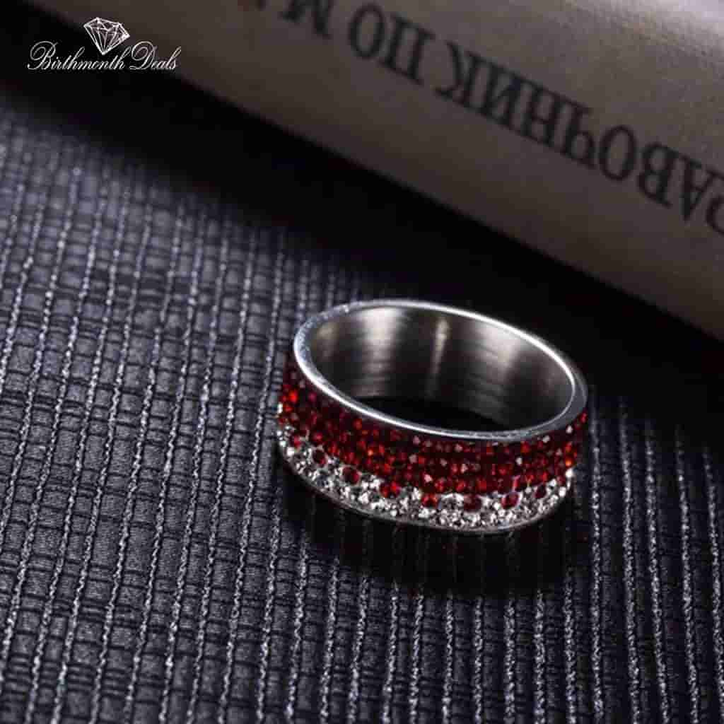 July Ruby Birthstone Ring - Birthmonth Deals