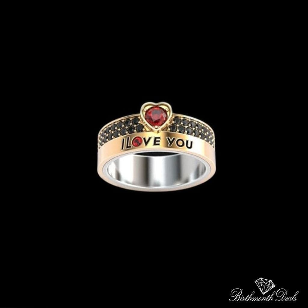 July Ruby Birthstone Ring - Birthmonth Deals