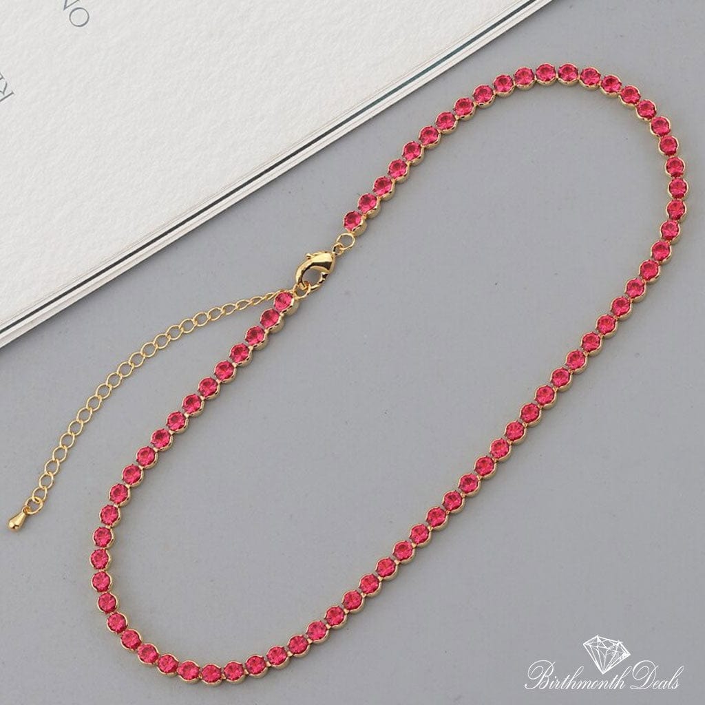 July Ruby Birthstone Jewelry Set - Birthmonth Deals