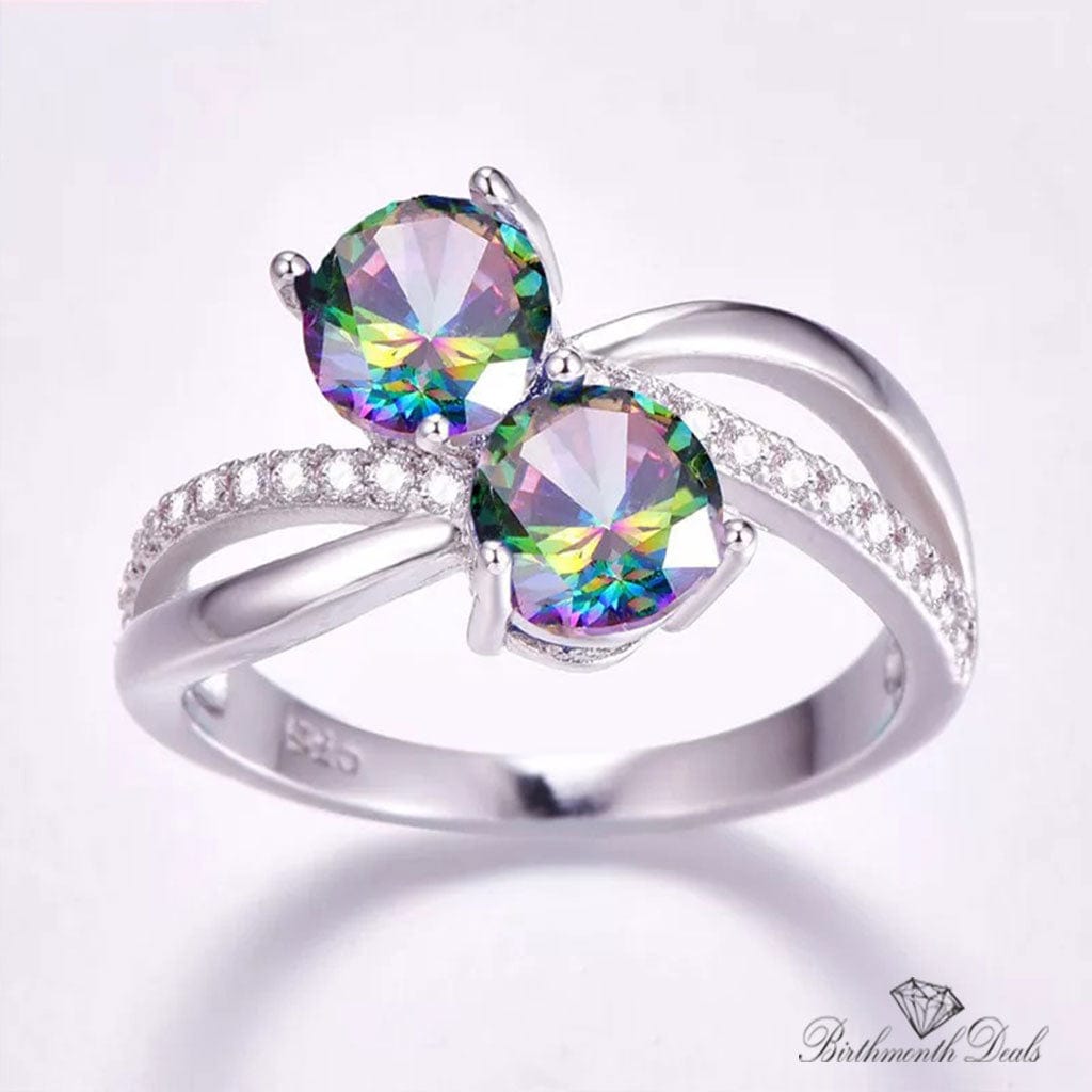 June Alexandrite Birthstone Ring - Birthmonth Deals