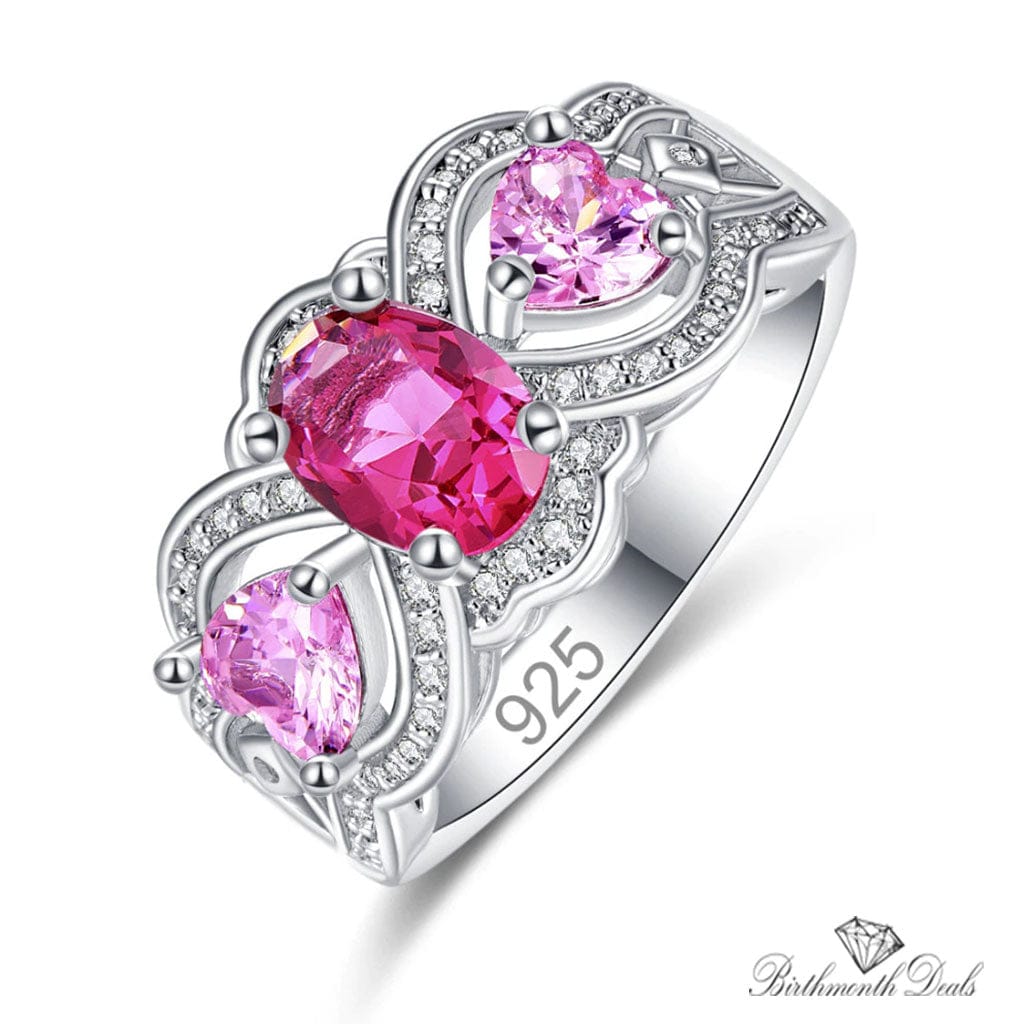 July Ruby Birthstone Ring - Birthmonth Deals