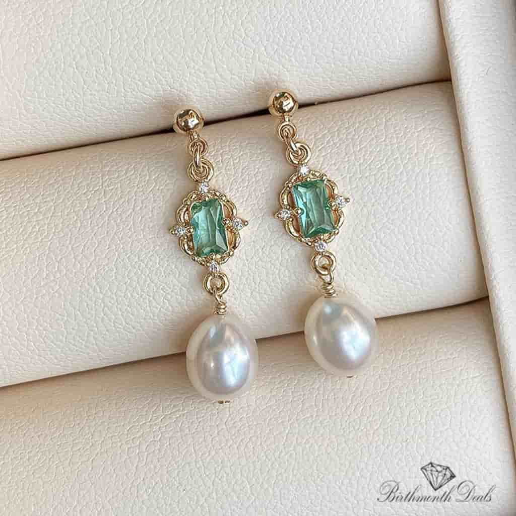 June Alexandrite Earrings - Birthmonth Deals