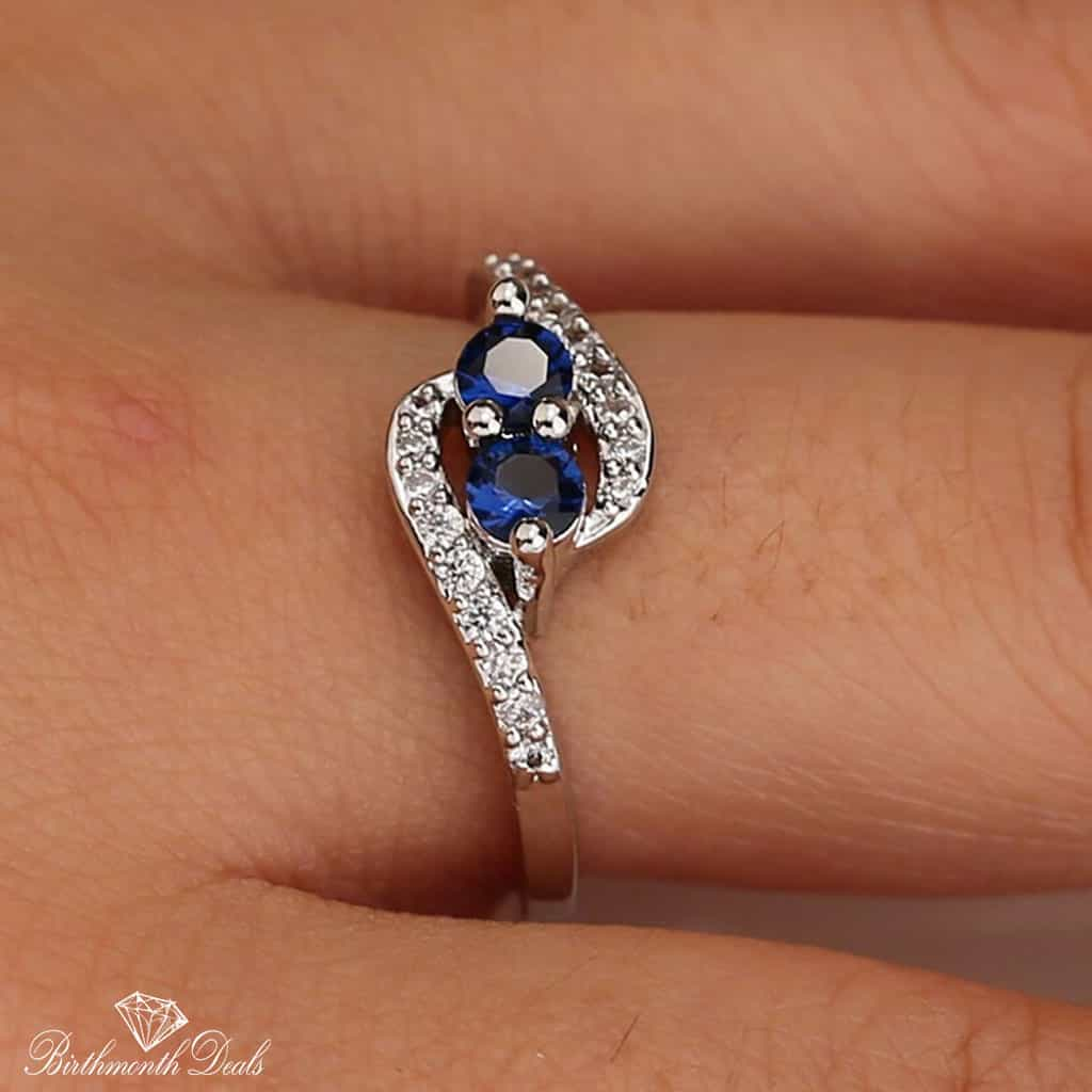 September Sapphire Birthstone Ring - Birthmonth Deals