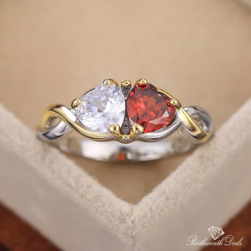 July Ruby Birthstone Ring - Birthmonth Deals