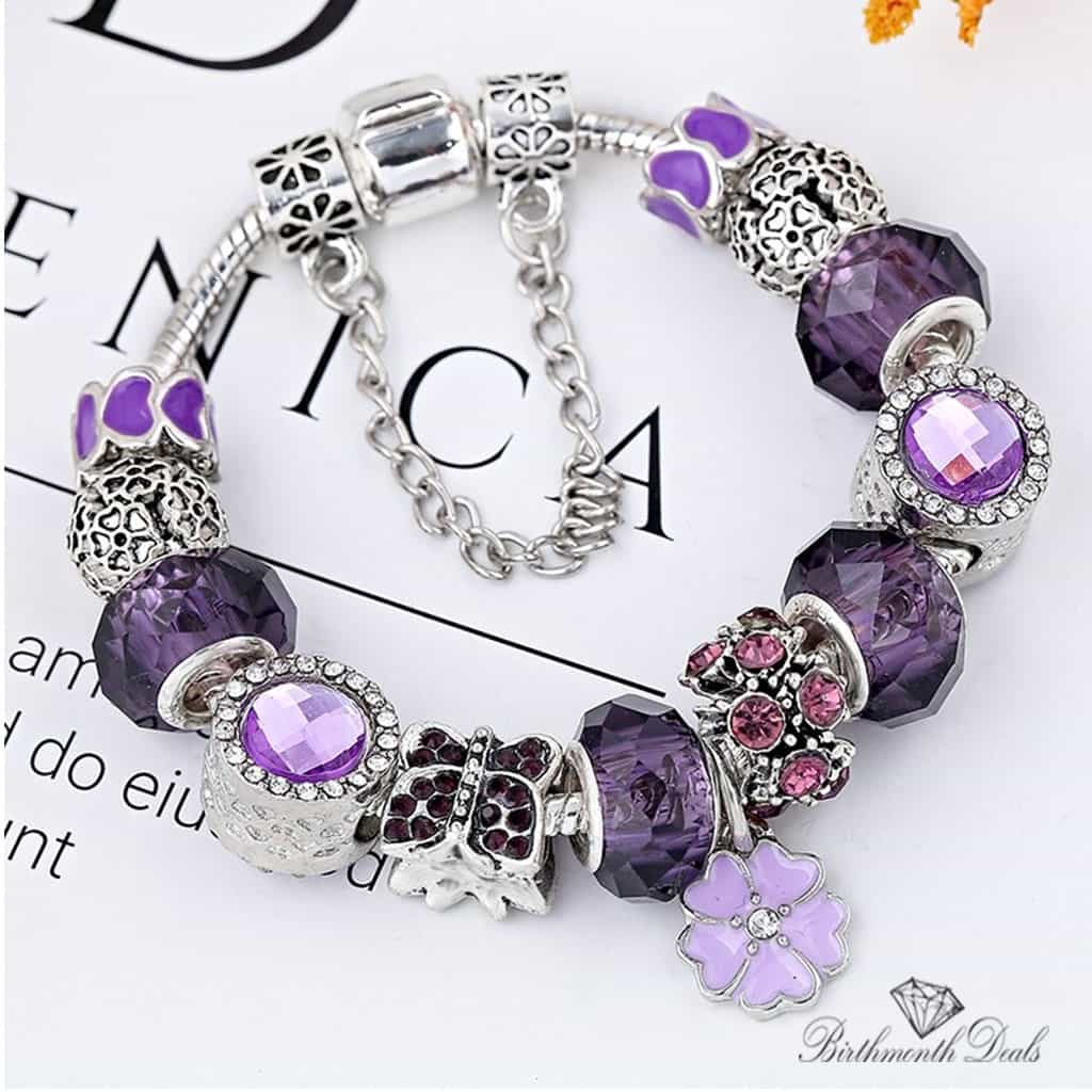 June Alexandrite Birthstone Bracelet - Birthmonth Deals
