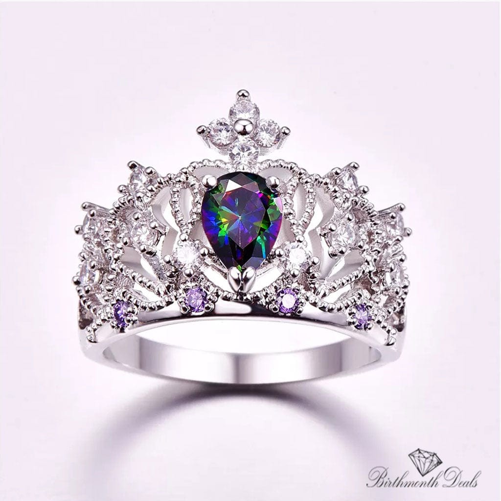 June Alexandrite Birthstone Ring - Birthmonth Deals