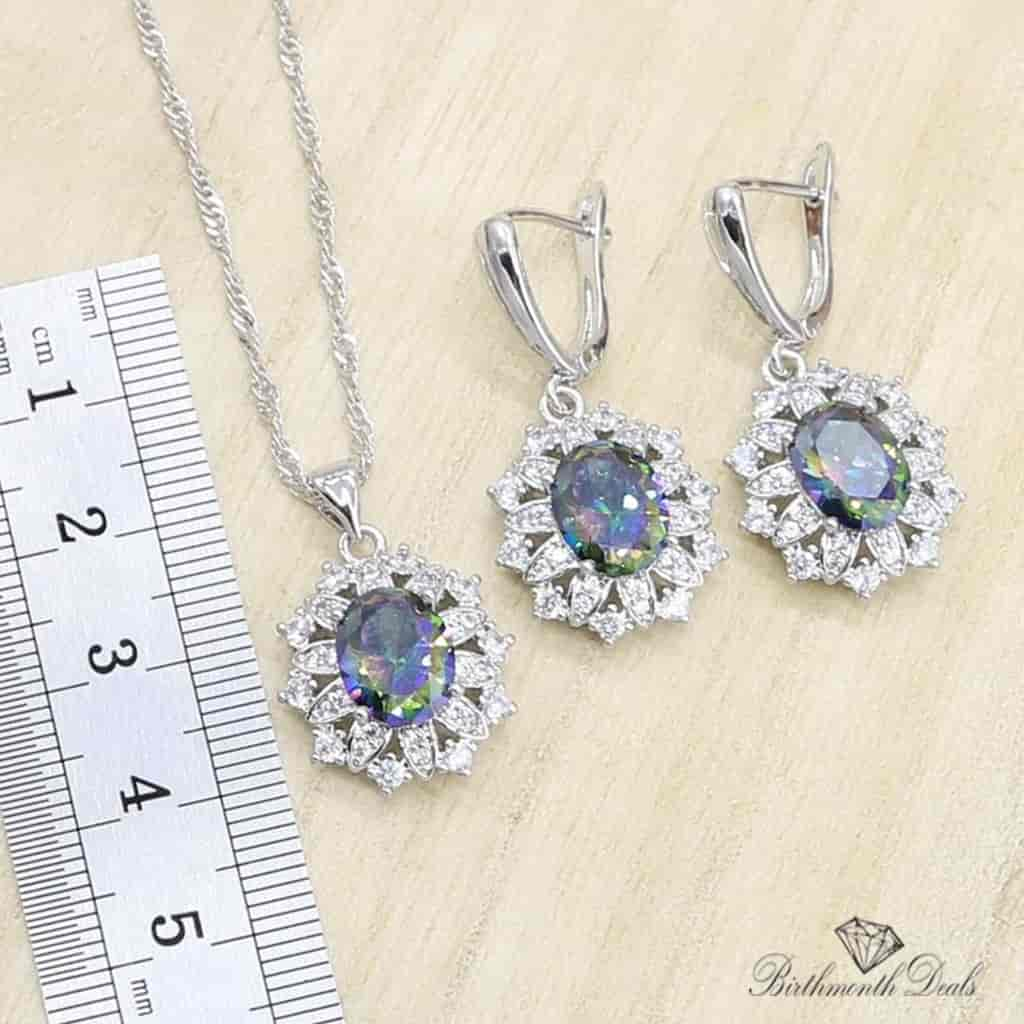 June Alexandrite Birthstone Jewelry Set - Birthmonth Deals