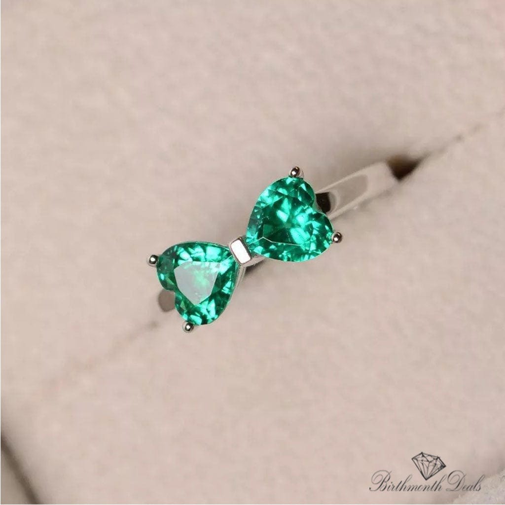 May Emerald Birthstone Ring - Birthmonth Deals