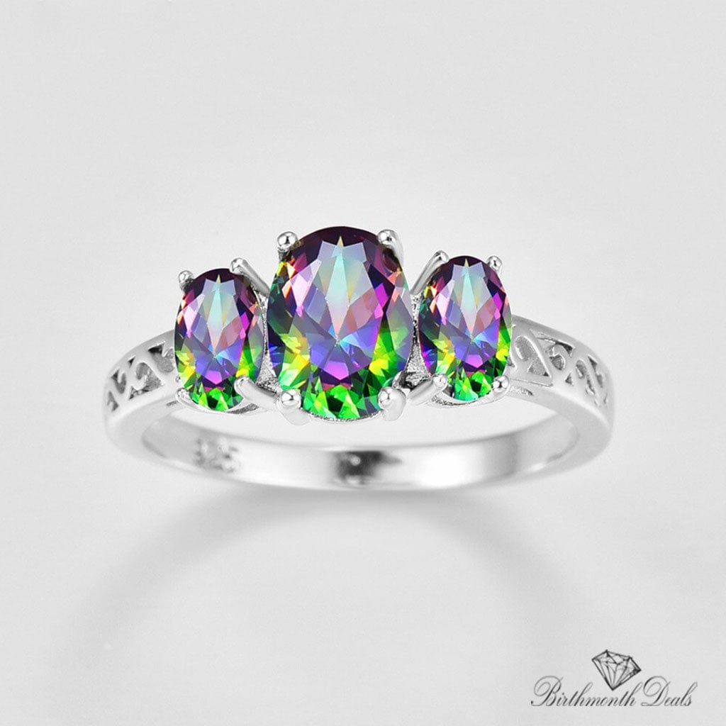 June Alexandrite Birthstone Ring - Birthmonth Deals