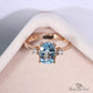 March Aquamarine Birthstone Ring - Birthmonth Deals