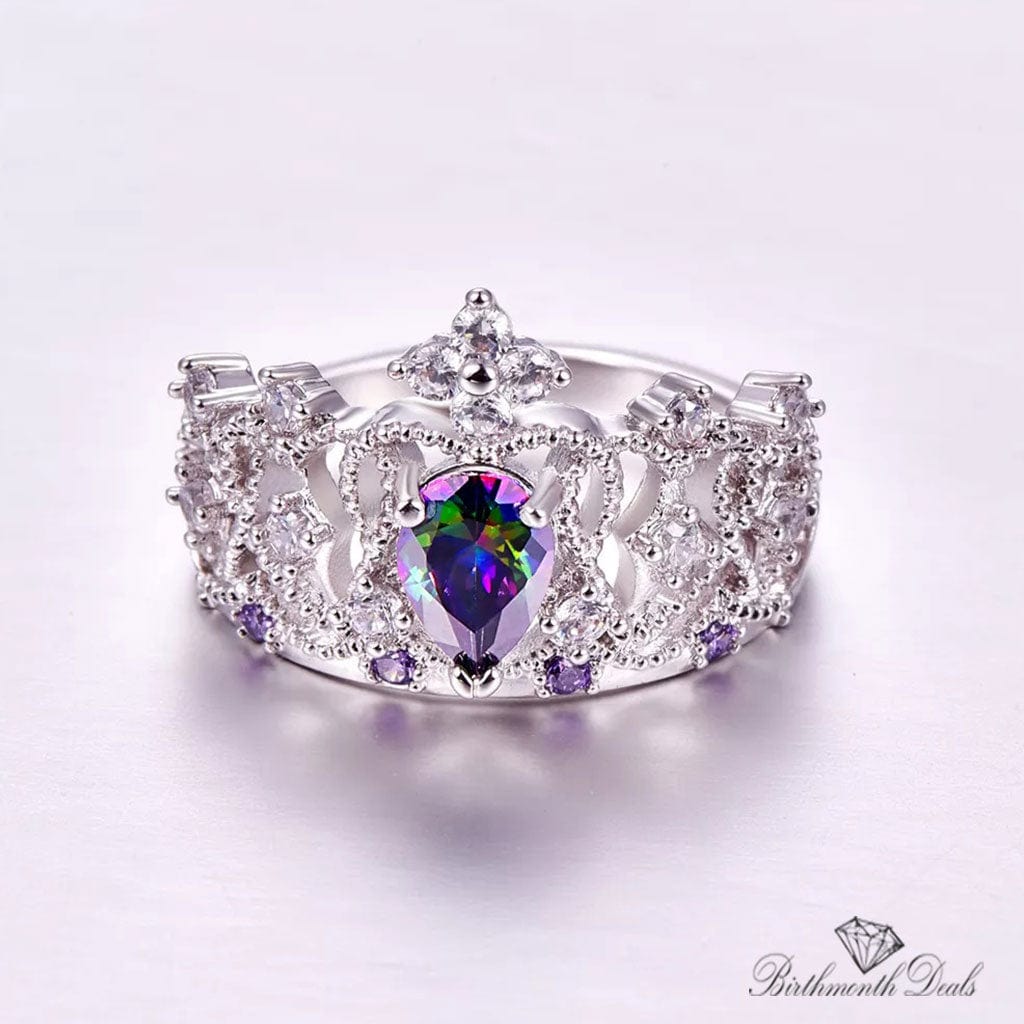 June Alexandrite Birthstone Ring - Birthmonth Deals