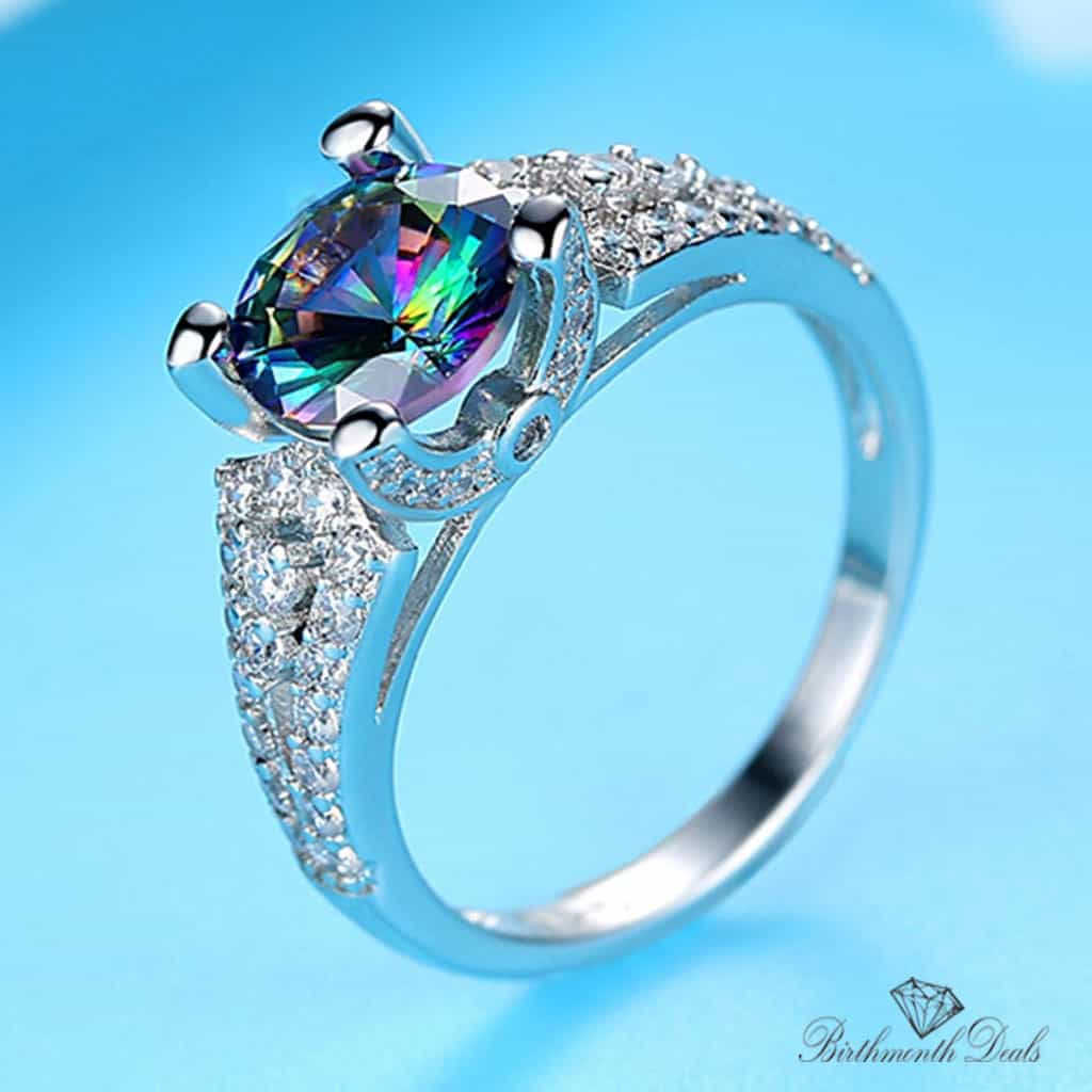 June Alexandrite Birthstone Ring - Birthmonth Deals