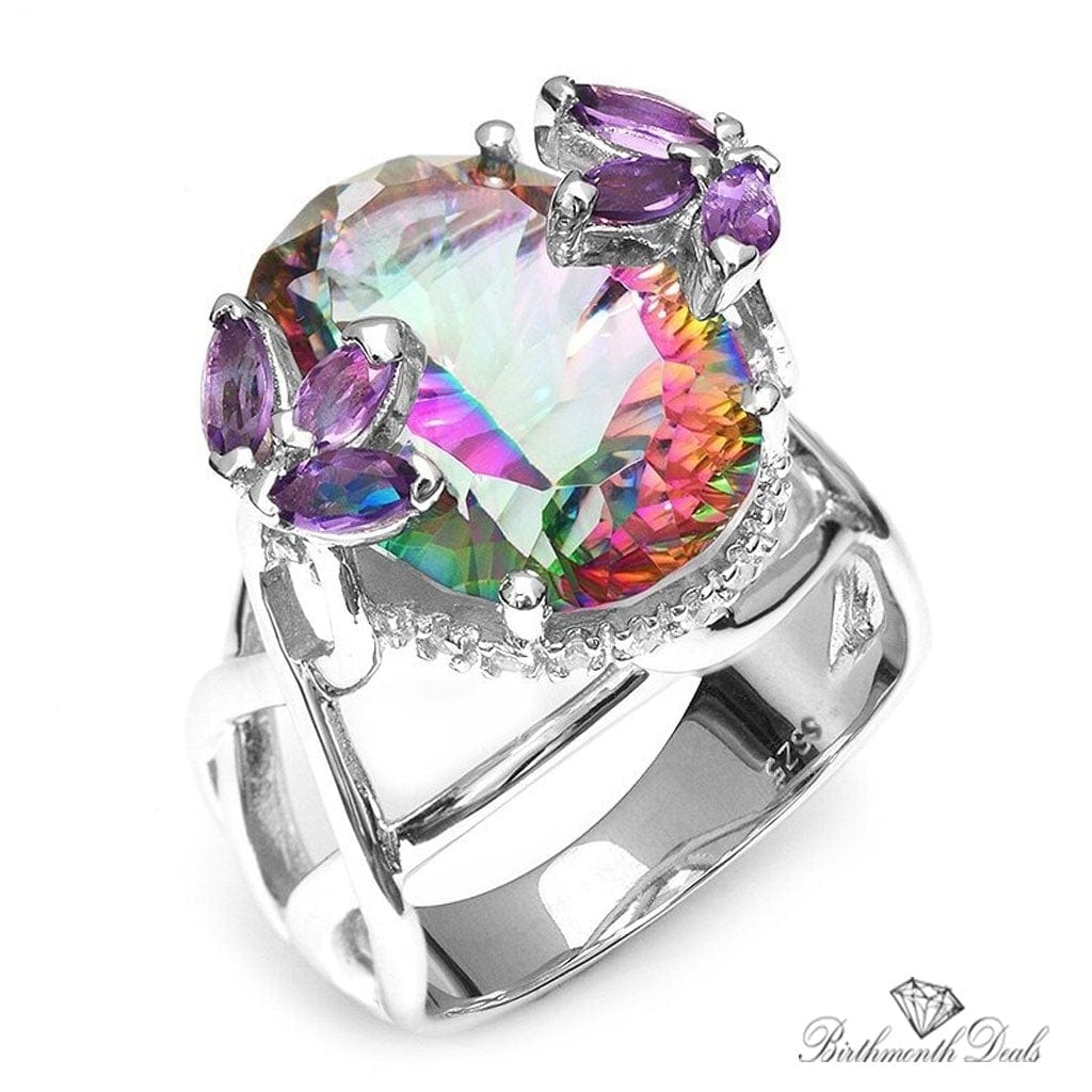 June Alexandrite Birthstone Ring - Birthmonth Deals