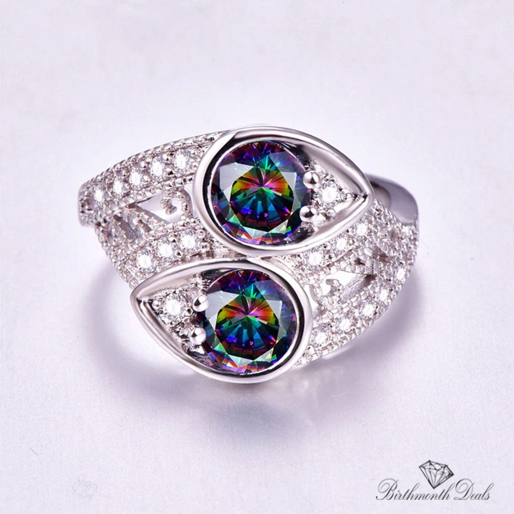 June Alexandrite Birthstone Ring - Birthmonth Deals