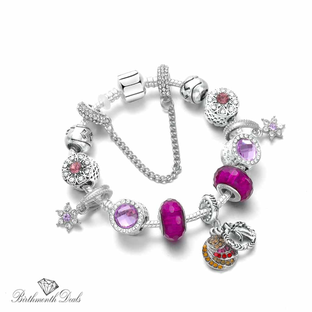 June Alexandrite Birthstone Bracelet - Birthmonth Deals