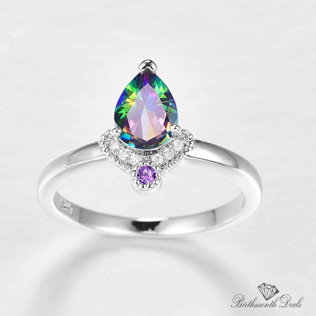 June Alexandrite Birthstone Ring - Birthmonth Deals