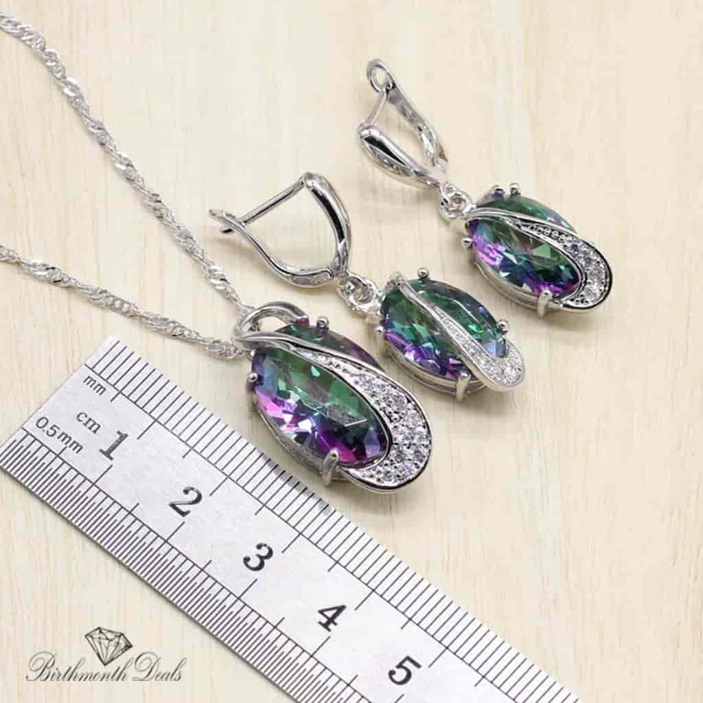 June Alexandrite Birthstone Jewelry Set - Birthmonth Deals