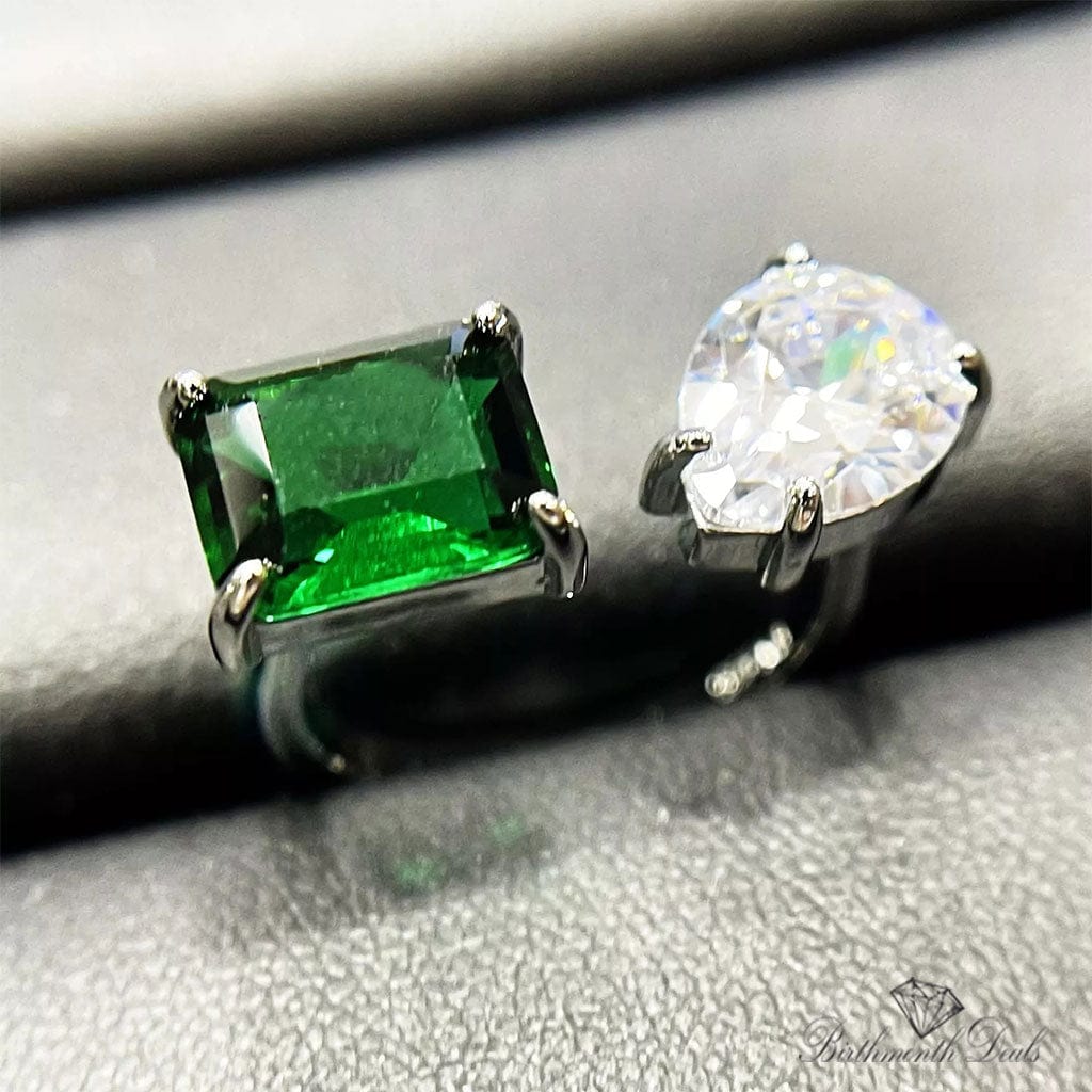 May Emerald Birthstone Ring - Birthmonth Deals