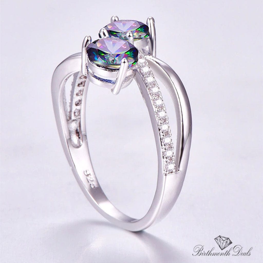 June Alexandrite Birthstone Ring - Birthmonth Deals