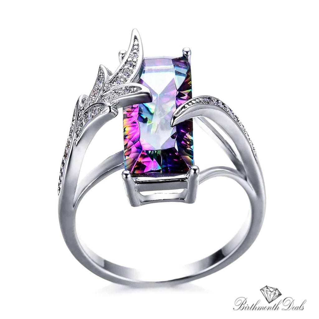 June Alexandrite Birthstone Ring - Birthmonth Deals