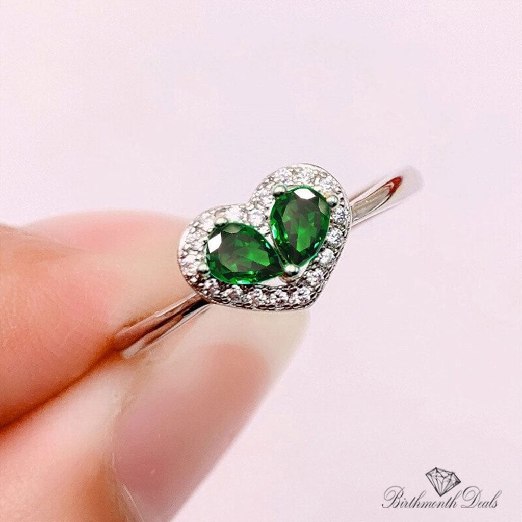 May Emerald Birthstone Ring - Birthmonth Deals