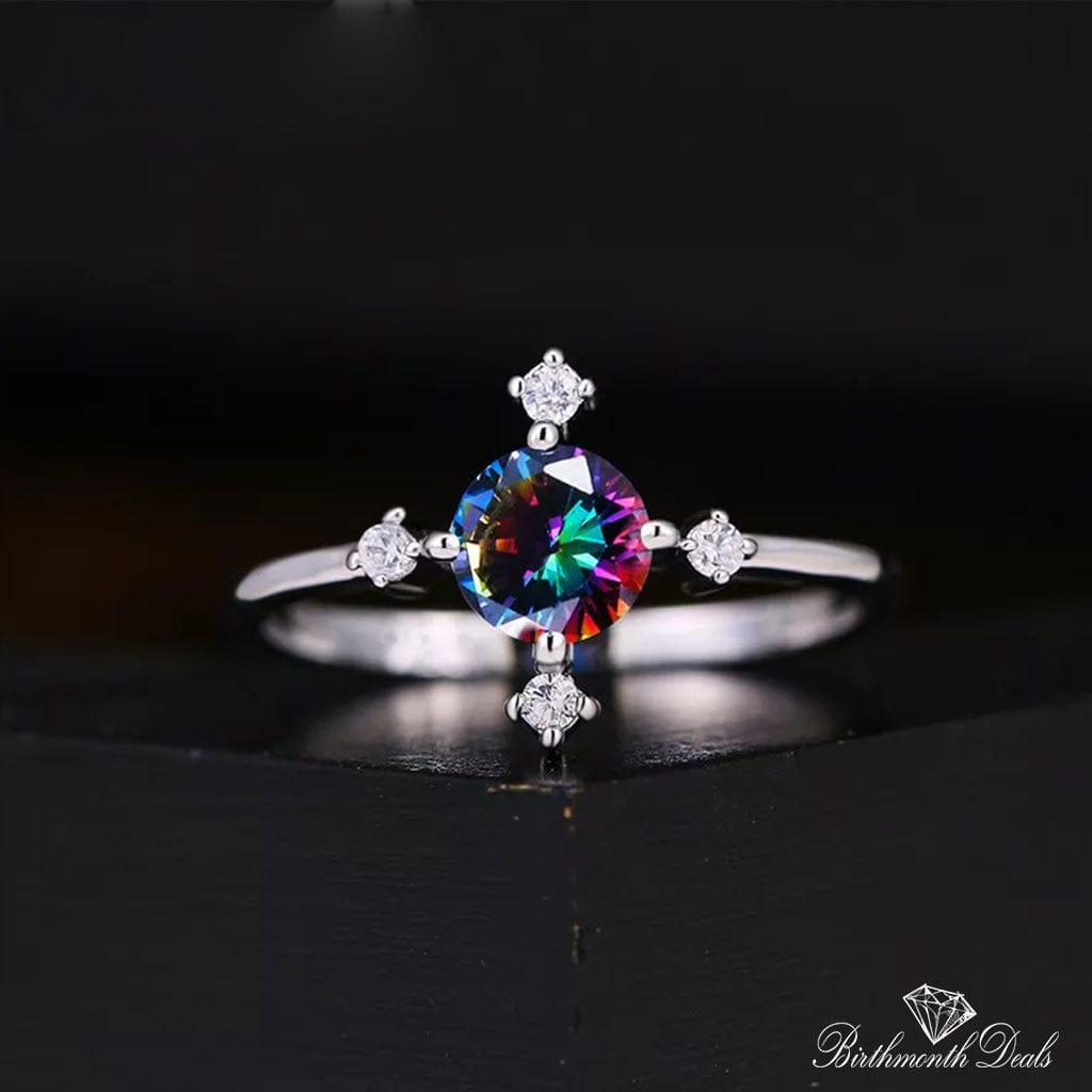 June Alexandrite Birthstone Ring - Birthmonth Deals