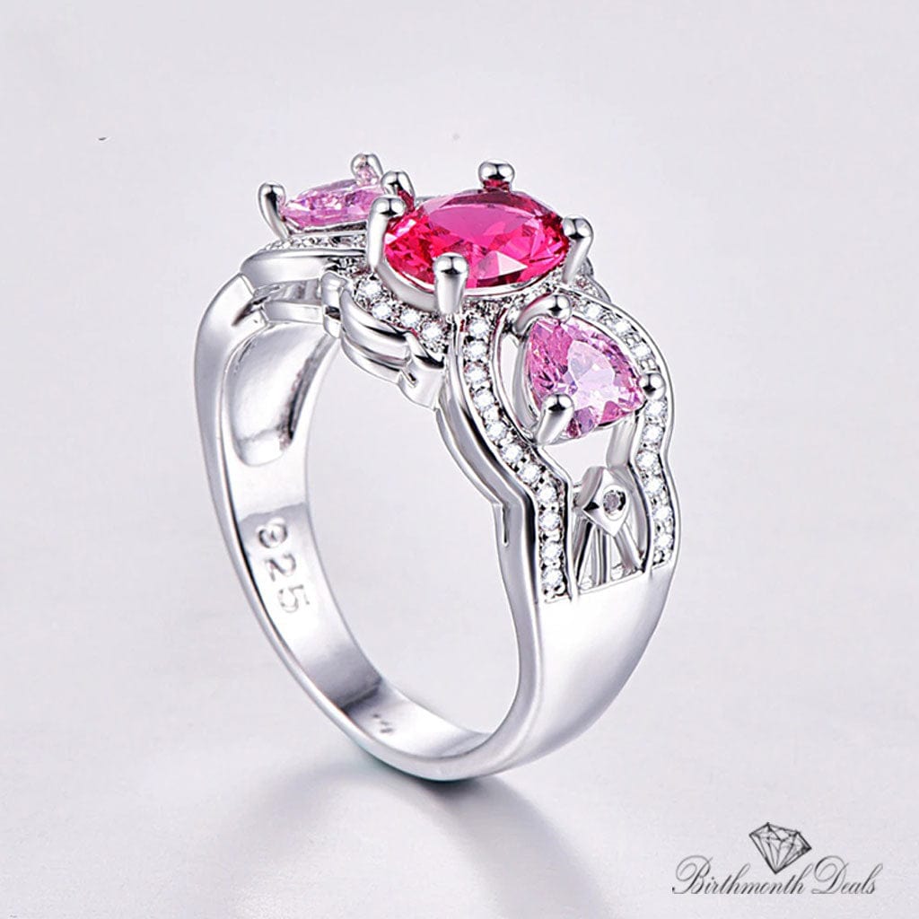 July Ruby Birthstone Ring - Birthmonth Deals
