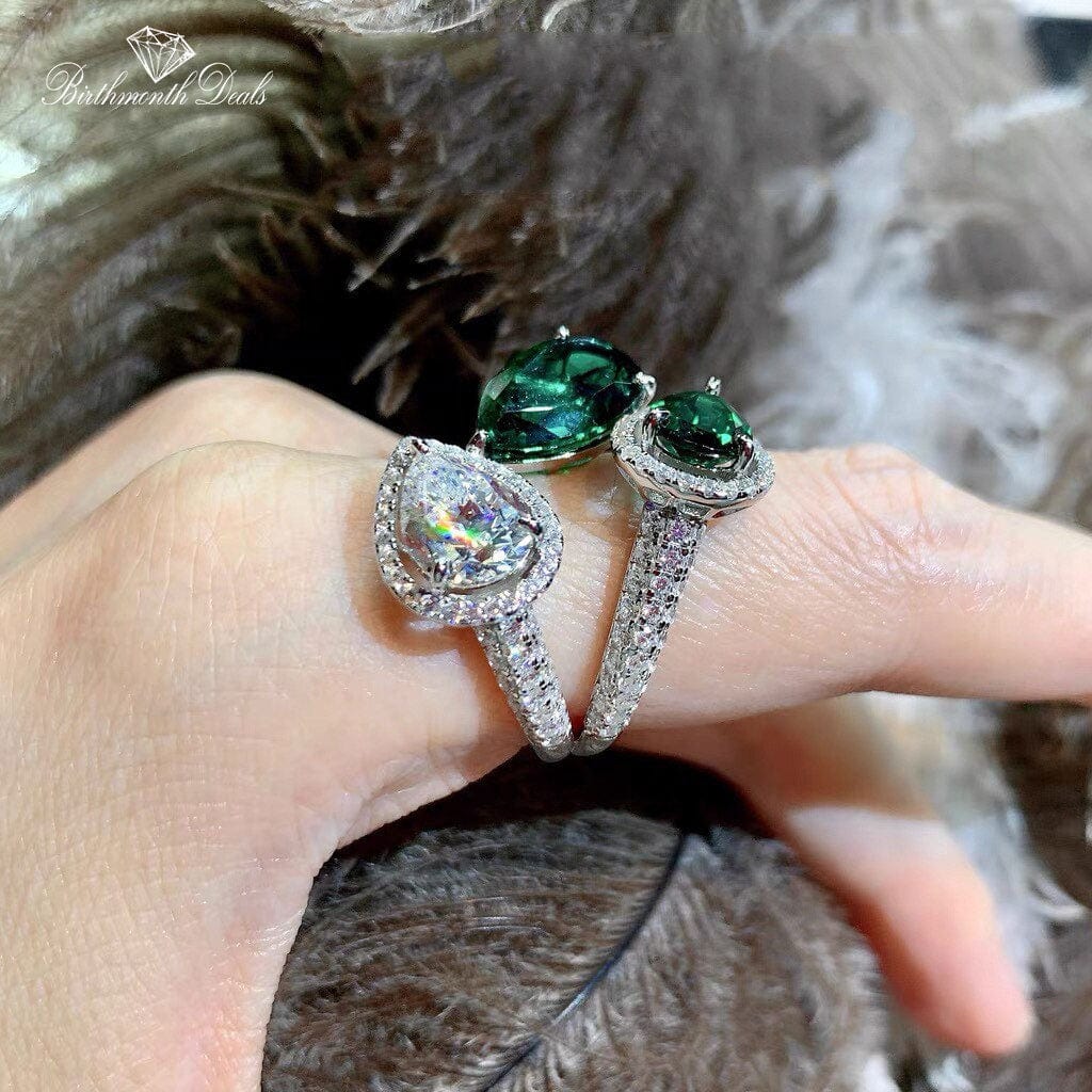 May Emerald Birthstone Ring - Birthmonth Deals