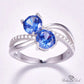 March Aquamarine Birthstone Ring - Birthmonth Deals