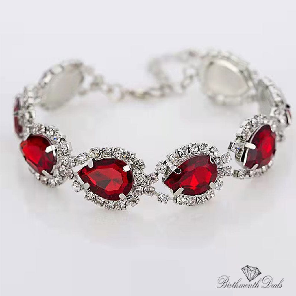 January Garnet Bracelet - Birthmonth Deals