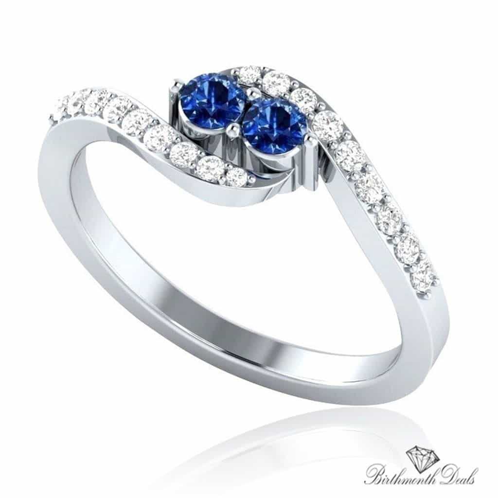 September Sapphire Birthstone Ring - Birthmonth Deals