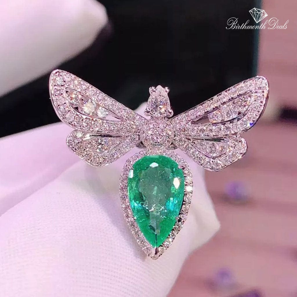 May Emerald Birthstone Ring - Birthmonth Deals