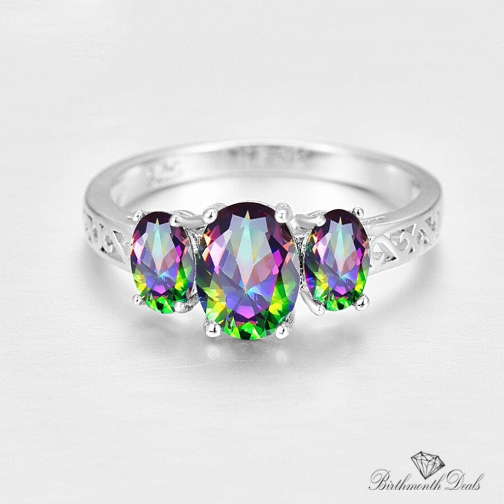 June Alexandrite Birthstone Ring - Birthmonth Deals
