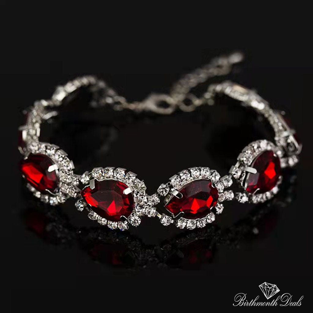 January Garnet Bracelet - Birthmonth Deals