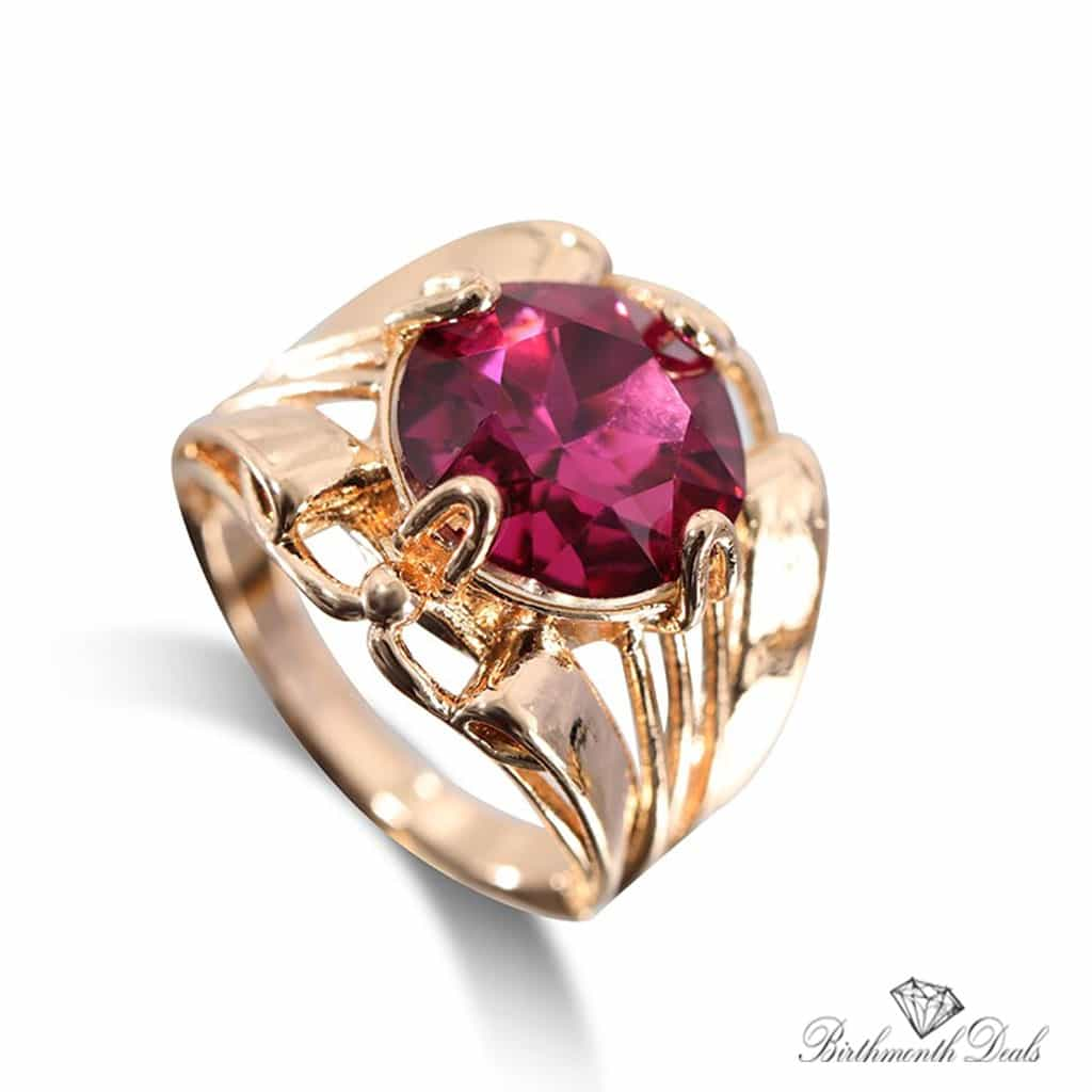 July Ruby Birthstone Ring - Birthmonth Deals