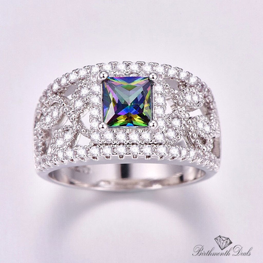 June Alexandrite Birthstone Ring - Birthmonth Deals