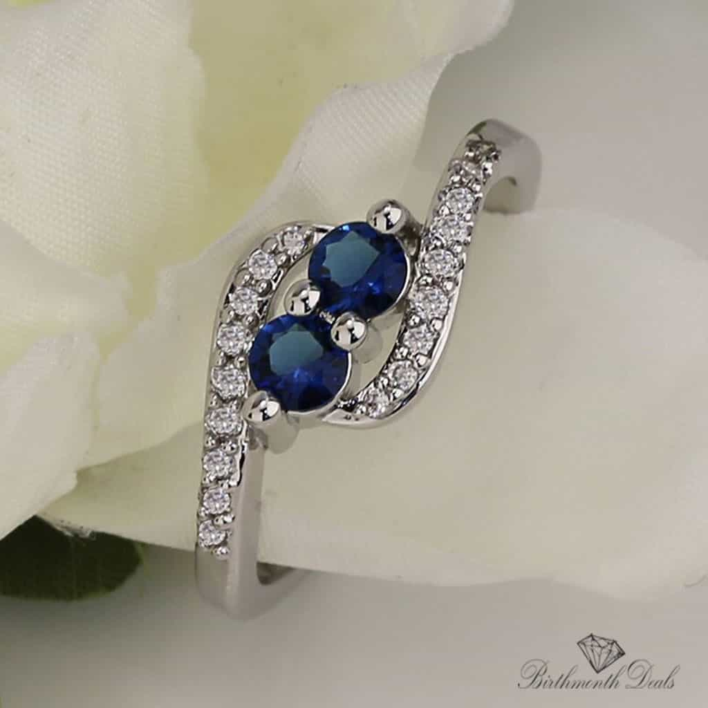 September Sapphire Birthstone Ring - Birthmonth Deals