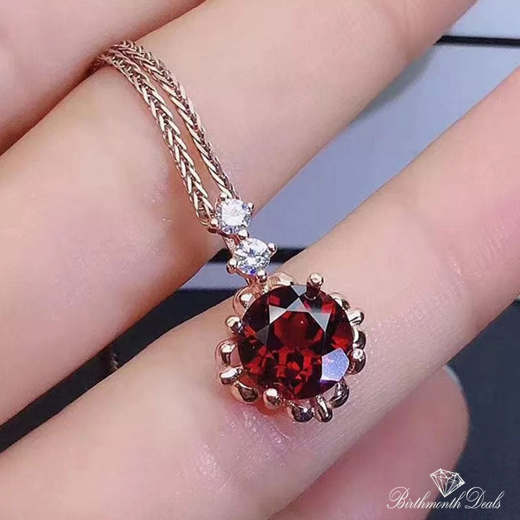 January Garnet Birthstone Jewelry Set - Birthmonth Deals