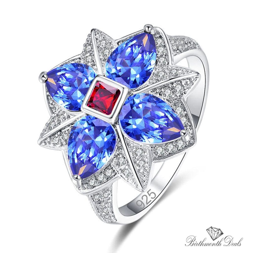 June Alexandrite Birthstone Ring - Birthmonth Deals