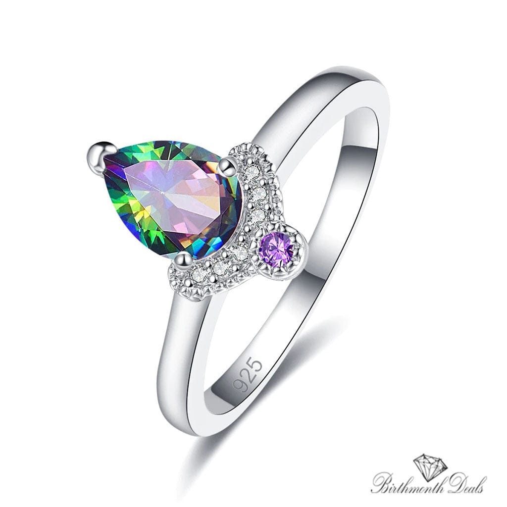 June Alexandrite Birthstone Ring - Birthmonth Deals