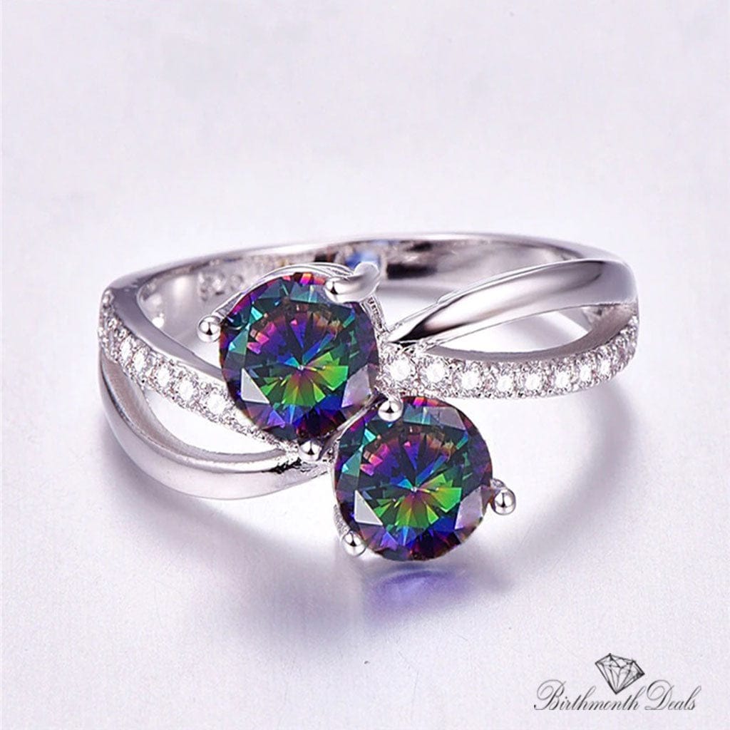 June Alexandrite Birthstone Ring - Birthmonth Deals