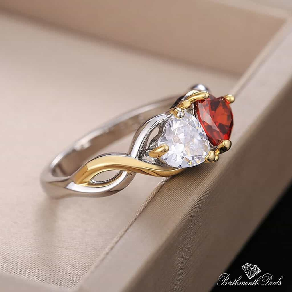 July Ruby Birthstone Ring - Birthmonth Deals