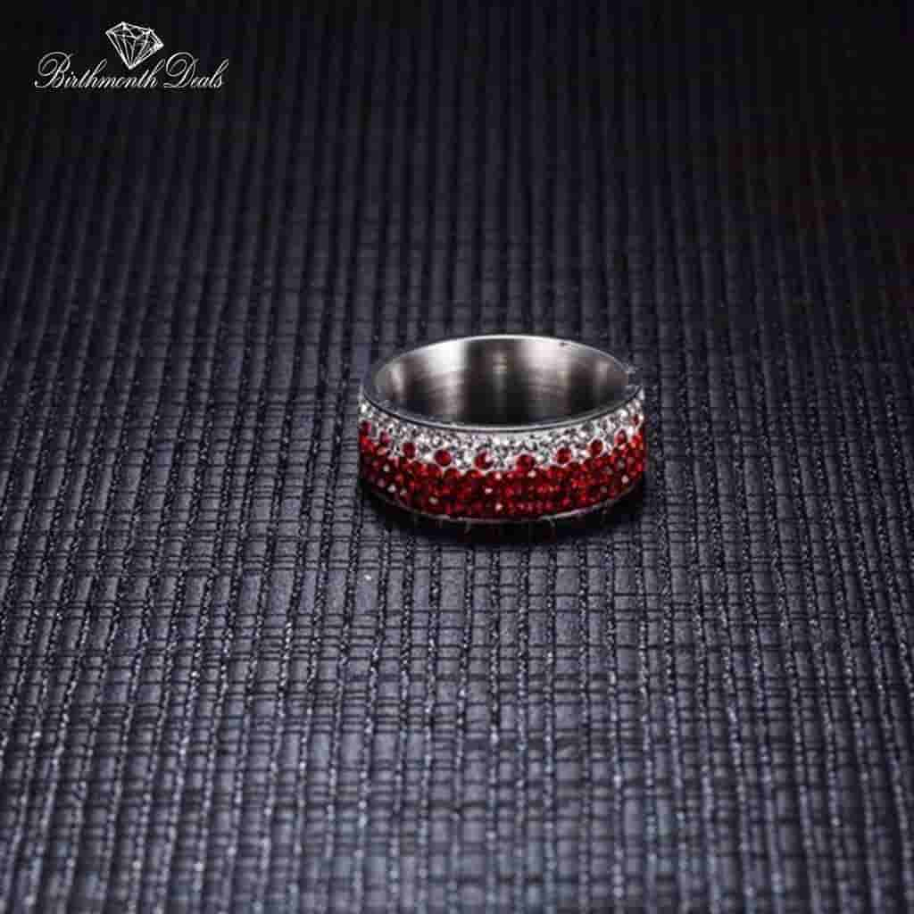 July Ruby Birthstone Ring - Birthmonth Deals