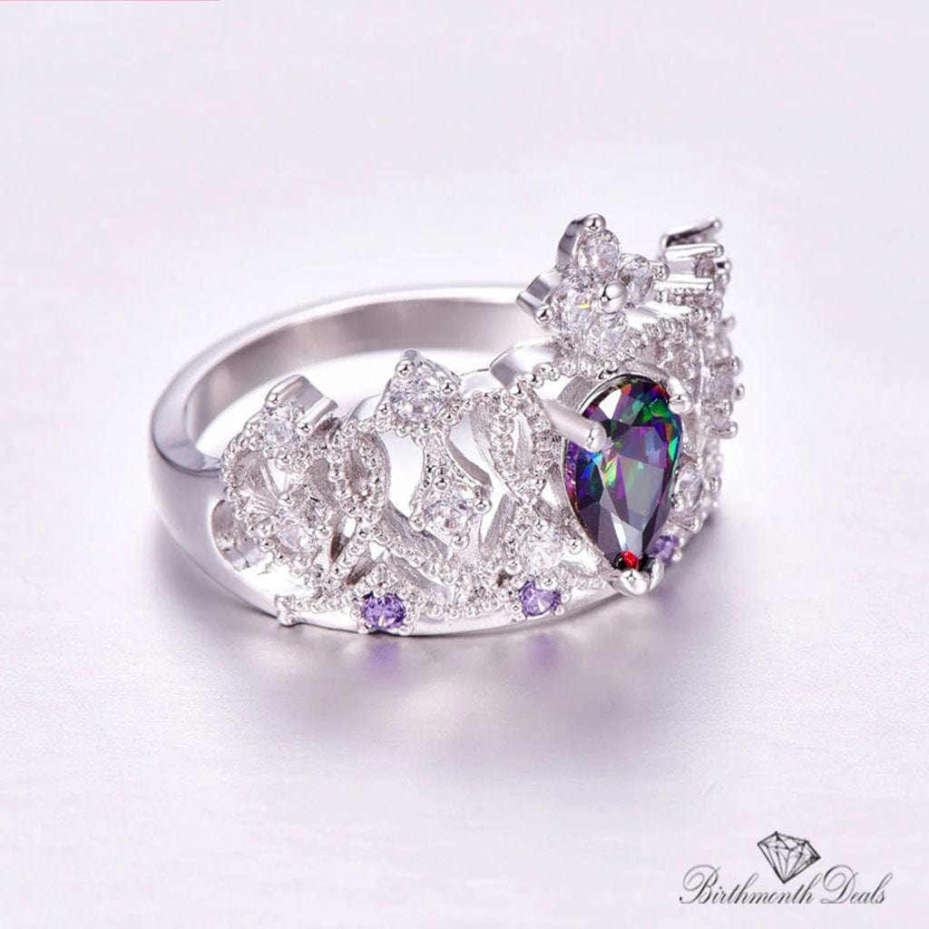 June Alexandrite Birthstone Ring - Birthmonth Deals