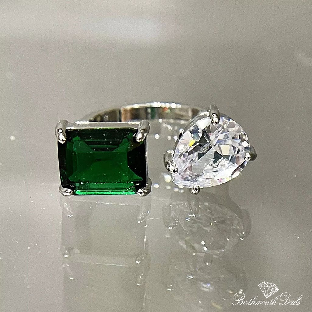 May Emerald Birthstone Ring - Birthmonth Deals