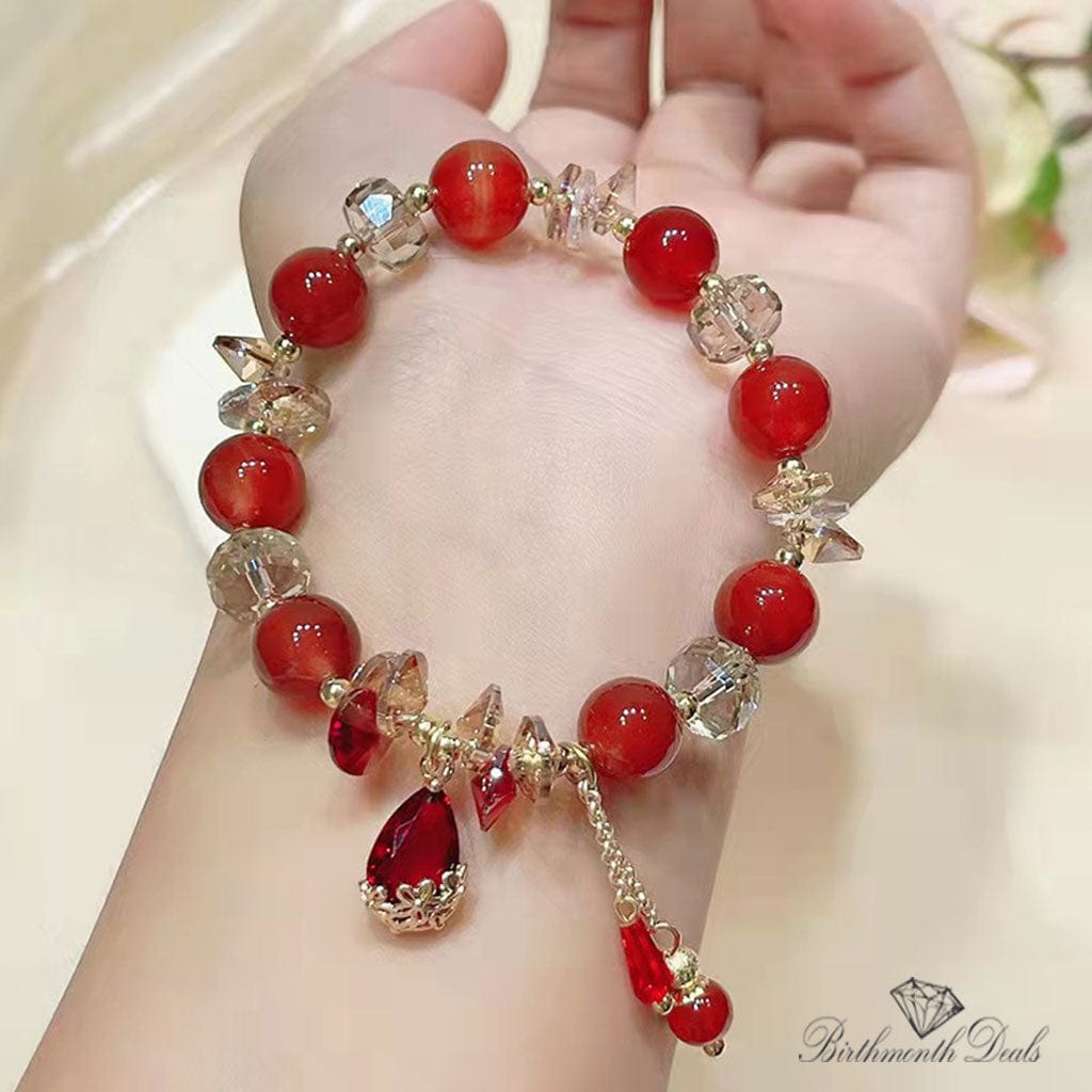 January Garnet Bracelet - Birthmonth Deals