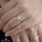 October Opal Birthstone Ring - Birthmonth Deals