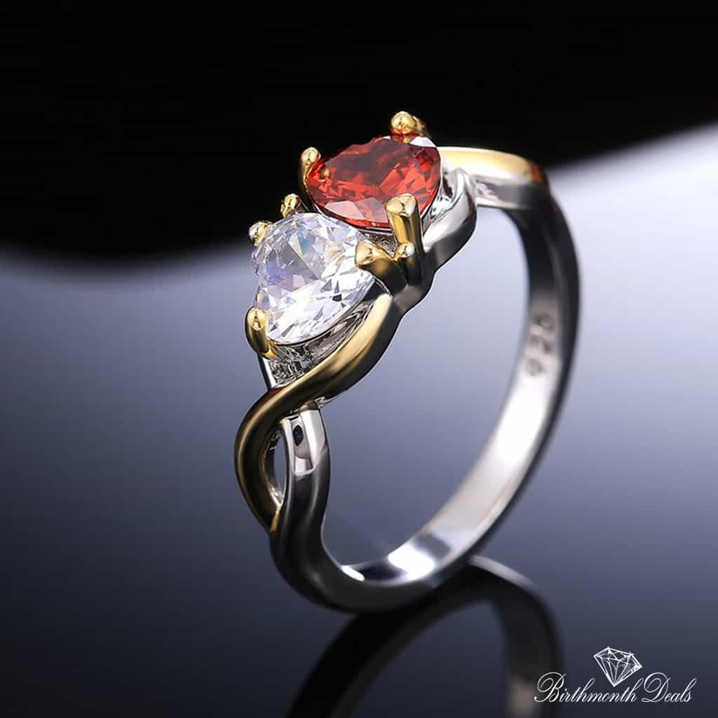 July Ruby Birthstone Ring - Birthmonth Deals