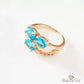 March Aquamarine Birthstone Ring - Birthmonth Deals