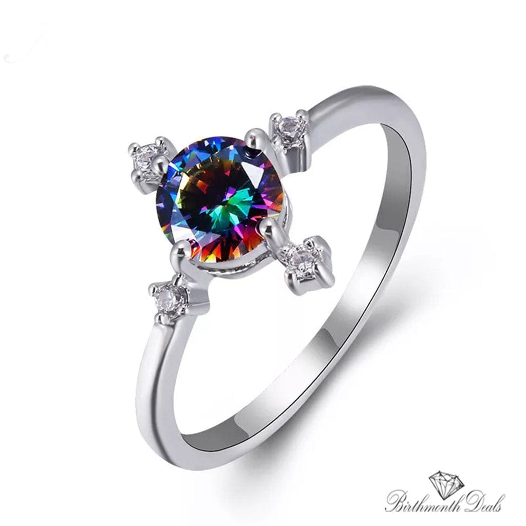 June Alexandrite Birthstone Ring - Birthmonth Deals